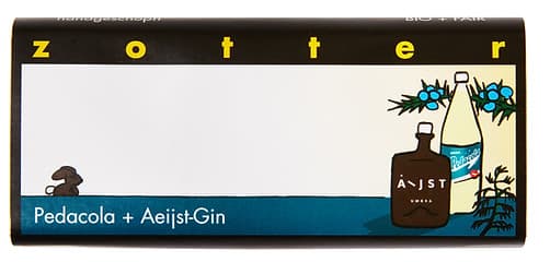 ZOTTER Pedacola + Aeijst-Gin Schokolade