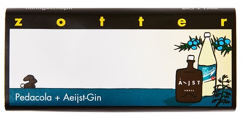 ZOTTER Pedacola + Aeijst-Gin Schokolade
